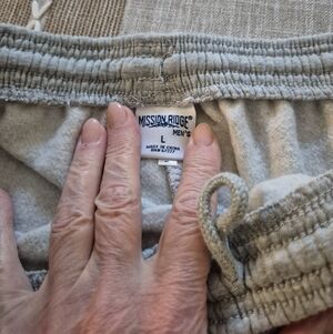 Mission Ridge Men's L Gray Sweatpants